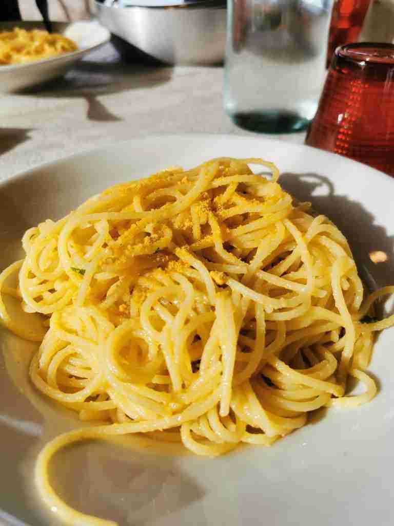 Tagliolini alla bottarga di muggine - Eccellenza culinaria sarda