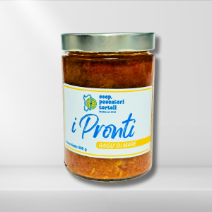 Home 24 Barattolo da 500 g di Ragù di Mare artigianale I Pronti dei Pescatori di Tortolì, sugo di pesce con orata muggine e spigola in pomodoro sardo